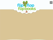 Tablet Screenshot of flipflopflipbooks.com